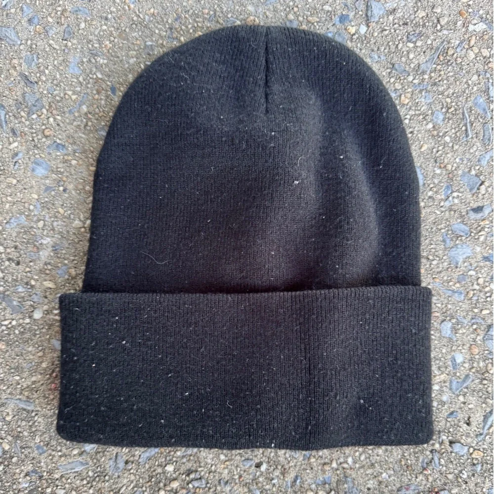 Carhartt Mens Acrylic‎ Watch Hat Beanie Black Knit Cuff Logo A18 BLK One Size